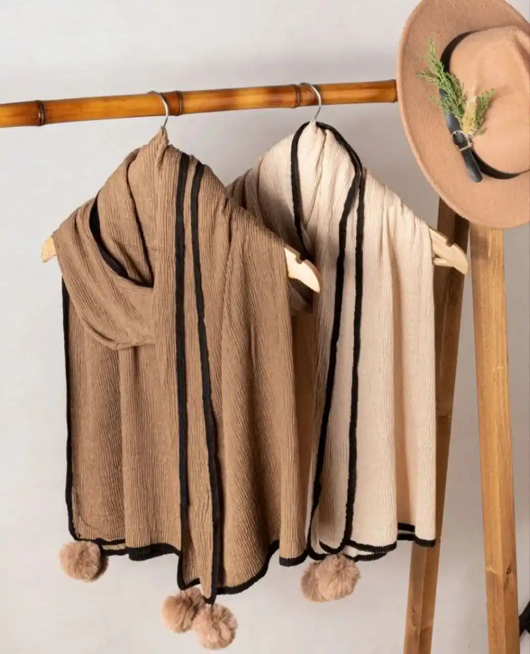 شال پلیسه نوار دوزی (وارداتی)